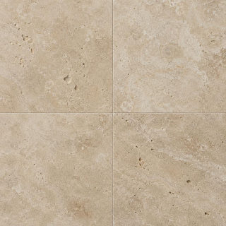 Travertine tile: Soft, earthy stone. Floors reference from the Omriss catalog