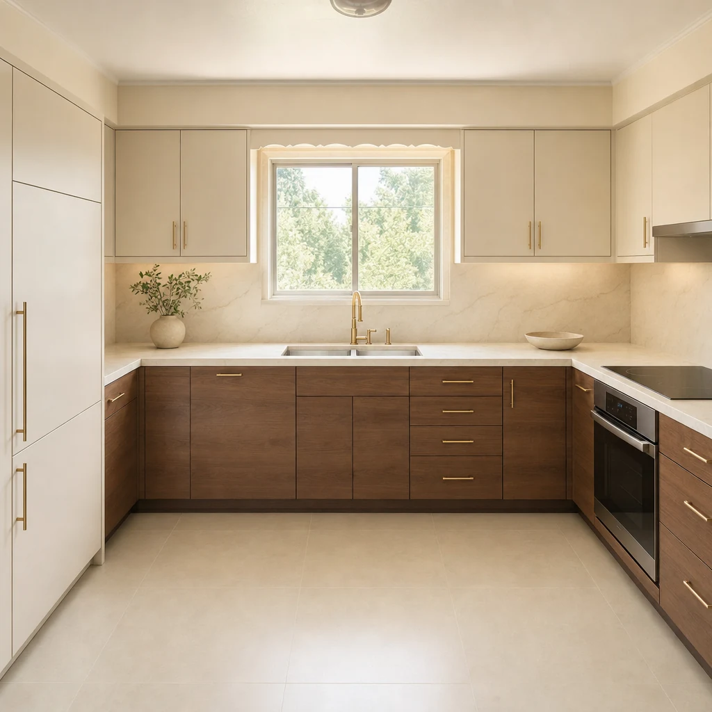 A new kitchen. The same footprint. Illustrative design concept.